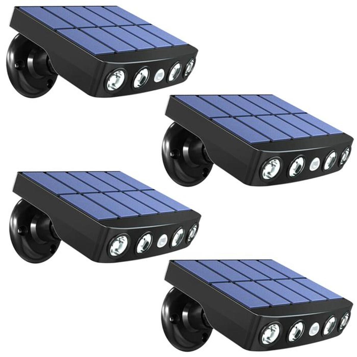 Luz Solar Led Reflectores VentDepot Mxrsr-004 Luz Blanca 4 Piezas