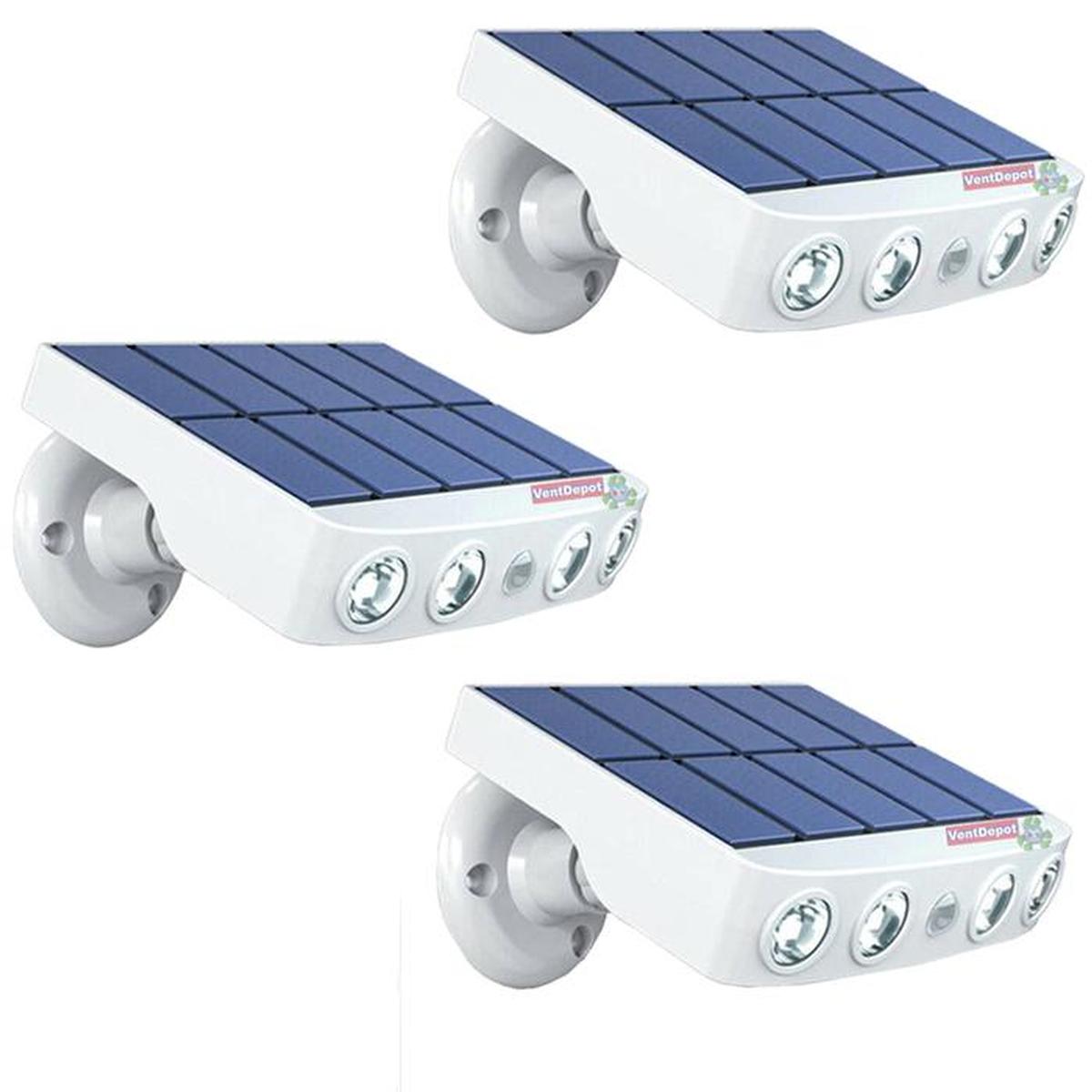 Reflector Solar Ventdepot Mxrsi-003 3 Piezas Luz Blanca