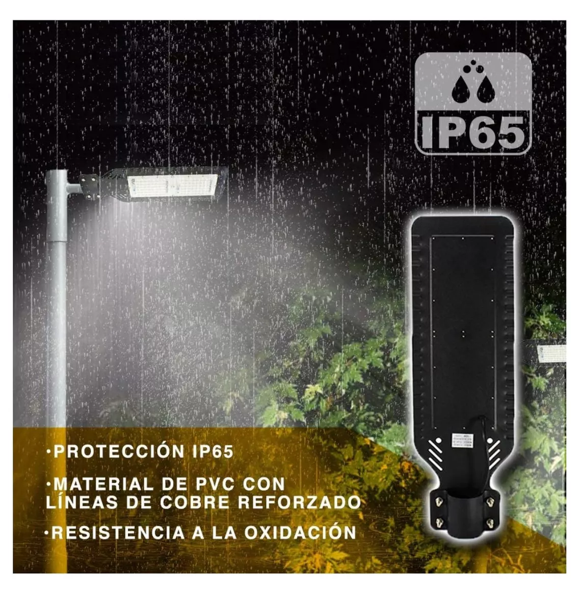 Foto 5 pulgar | Lámpara Alumbrado Público Led 100 w Suburbana Luz Blanca Ip65