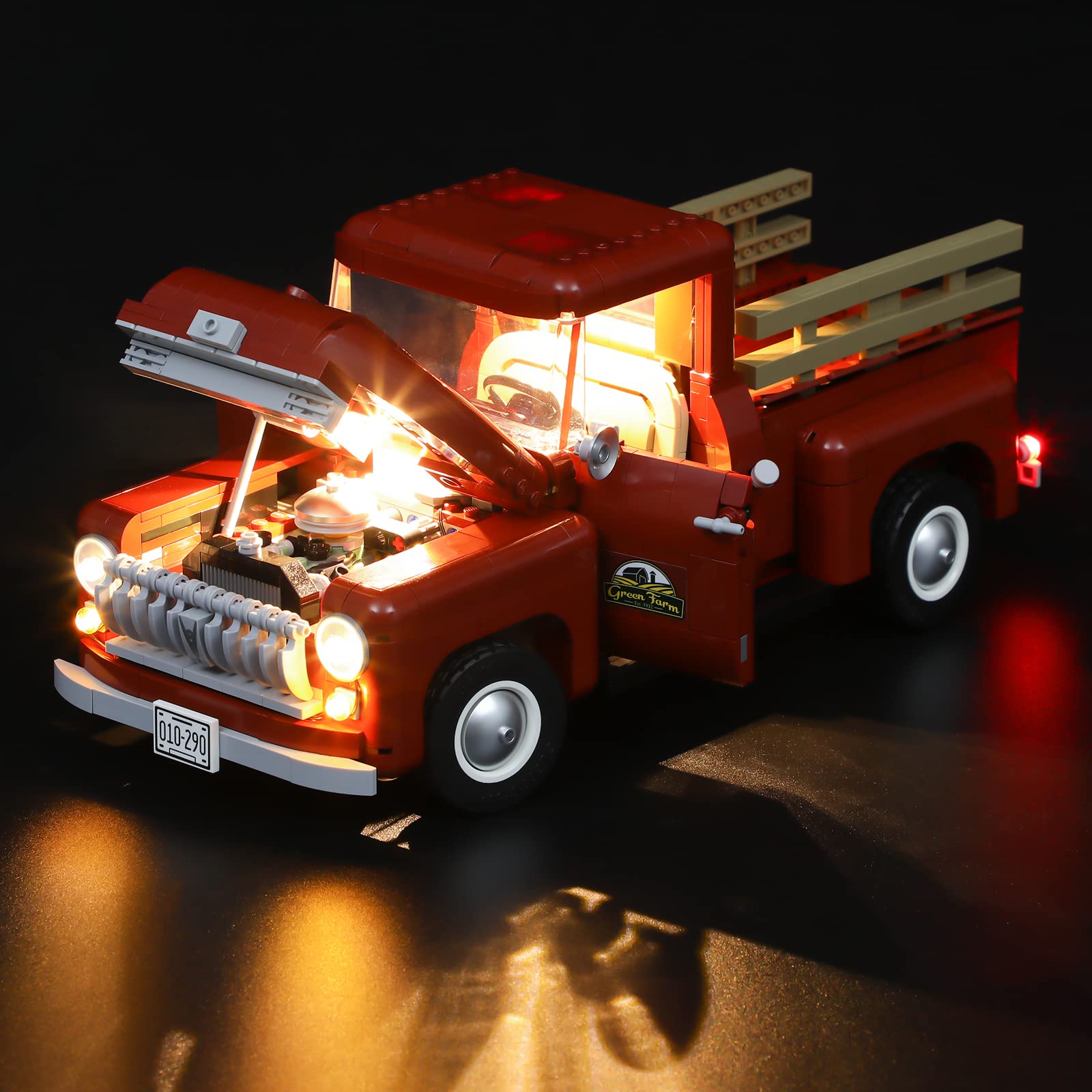 Luz Led Para Bloques De Construcción De Camionetas Lego 10290 - Venta Internacional.