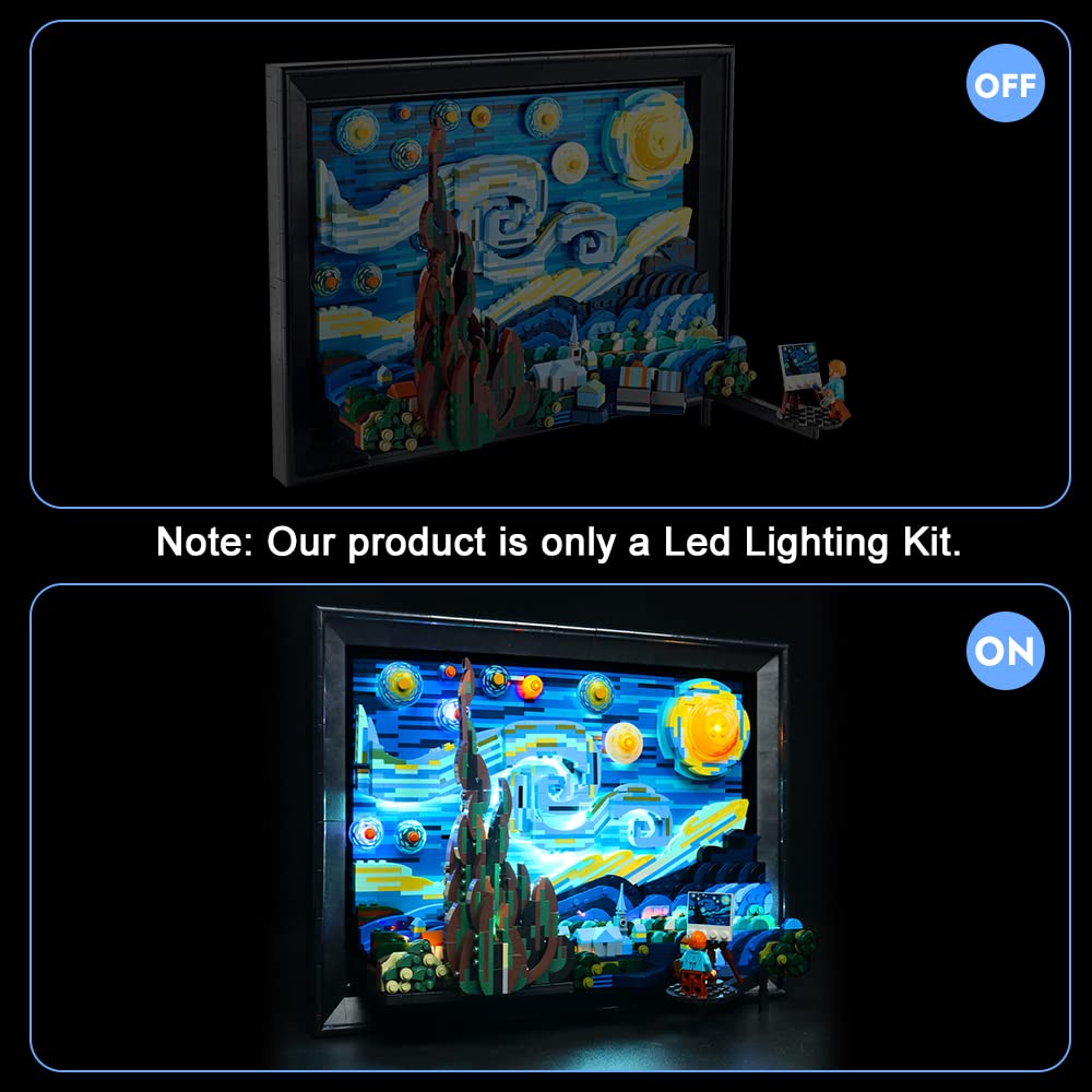 Foto 4 pulgar | Kit De Luces Led Vonado Para Lego Starry Night 21333 Con Mando A Distancia - Venta Internacional.