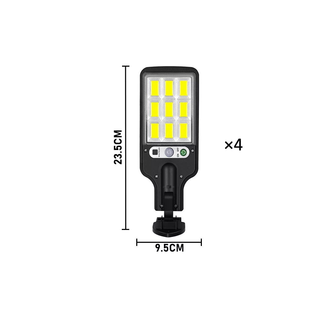 Foto 5 pulgar | Set 4pzs De Luz Solar Al Aire Libre Eo Safe Imports Esi-15563 Negro