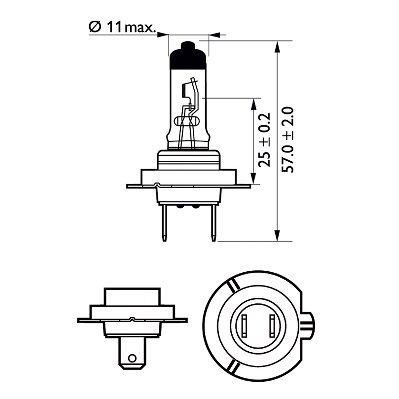 Foto 4 | Bombillas Para Faros Delanteros De Coche Philips X-tremevision Pro150 H7 (gemelas) - Venta Internacional.