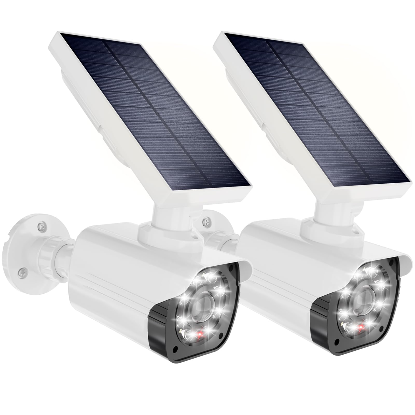 Foto 2 pulgar | Cámara De Seguridad Falsa Wali Solar Con Sensor De Movimiento, Paquete De 2 - Venta Internacional.