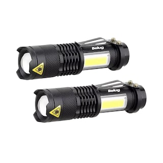Foto 1 | Linterna Militar Portátil Lámpara Táctica 1200 Lm 2 Piezas, Color De La Luz Blanco Belug