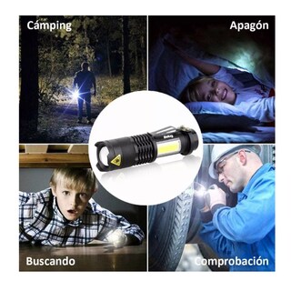 Foto 4 | Linterna Militar Portátil Lámpara Táctica 1200 Lm 2 Piezas, Color De La Luz Blanco Belug