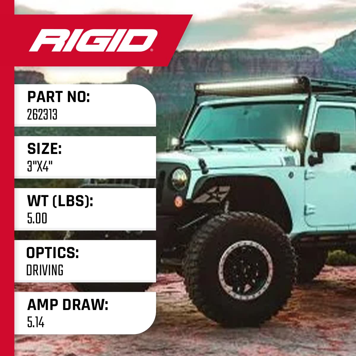 Foto 6 pulgar | Barra De Luces Led Rigid Industries D-ss Pro 262313 12w - Venta Internacional.