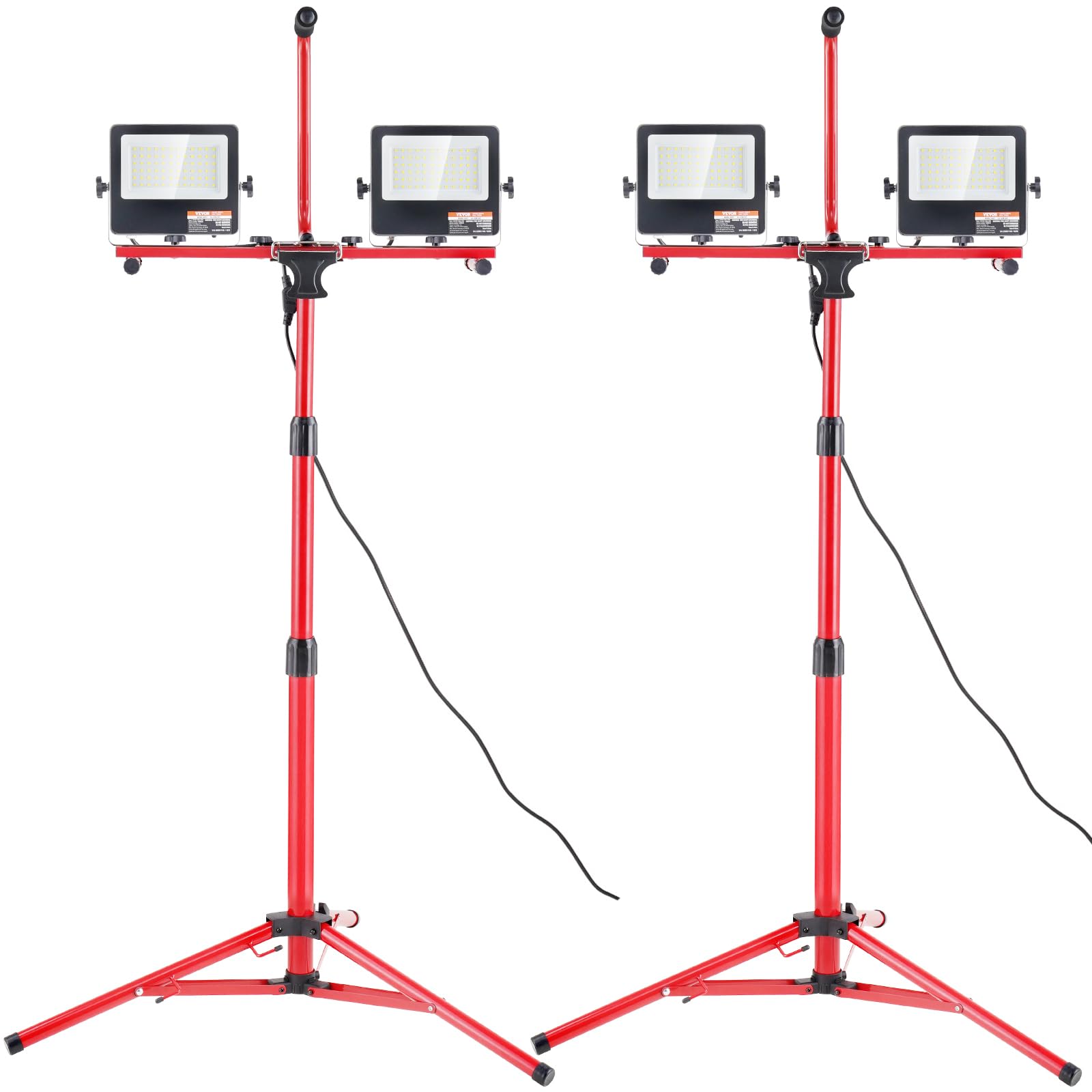 Foto 1 | Lámpara De Trabajo Led Vevor De 10000 Lúmenes Con Trípode Ajustable Con Soporte - Venta Internacional.
