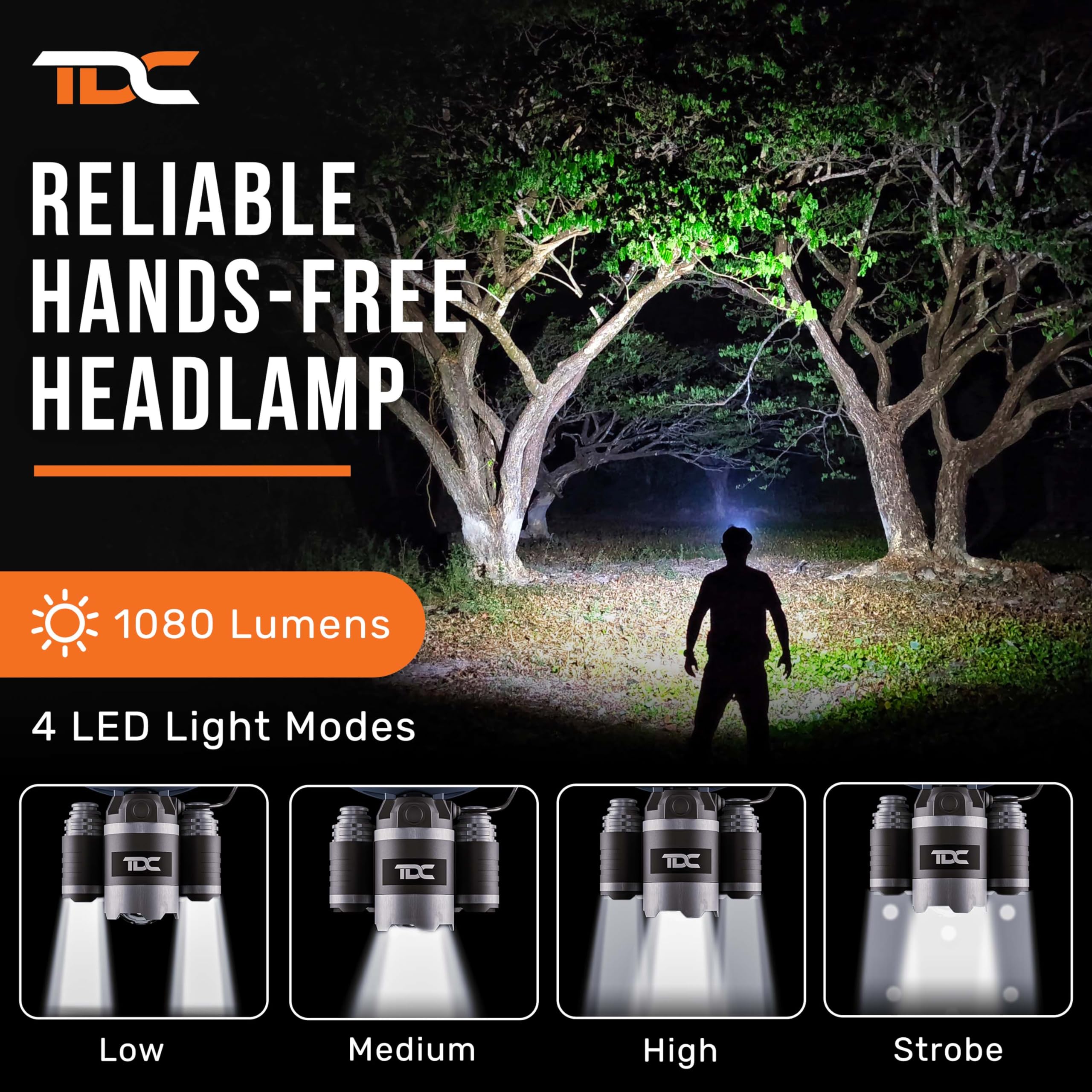 Foto 2 | Combo De Faros Tdc Thor Recargables Con Llavero Cob - Venta Internacional.