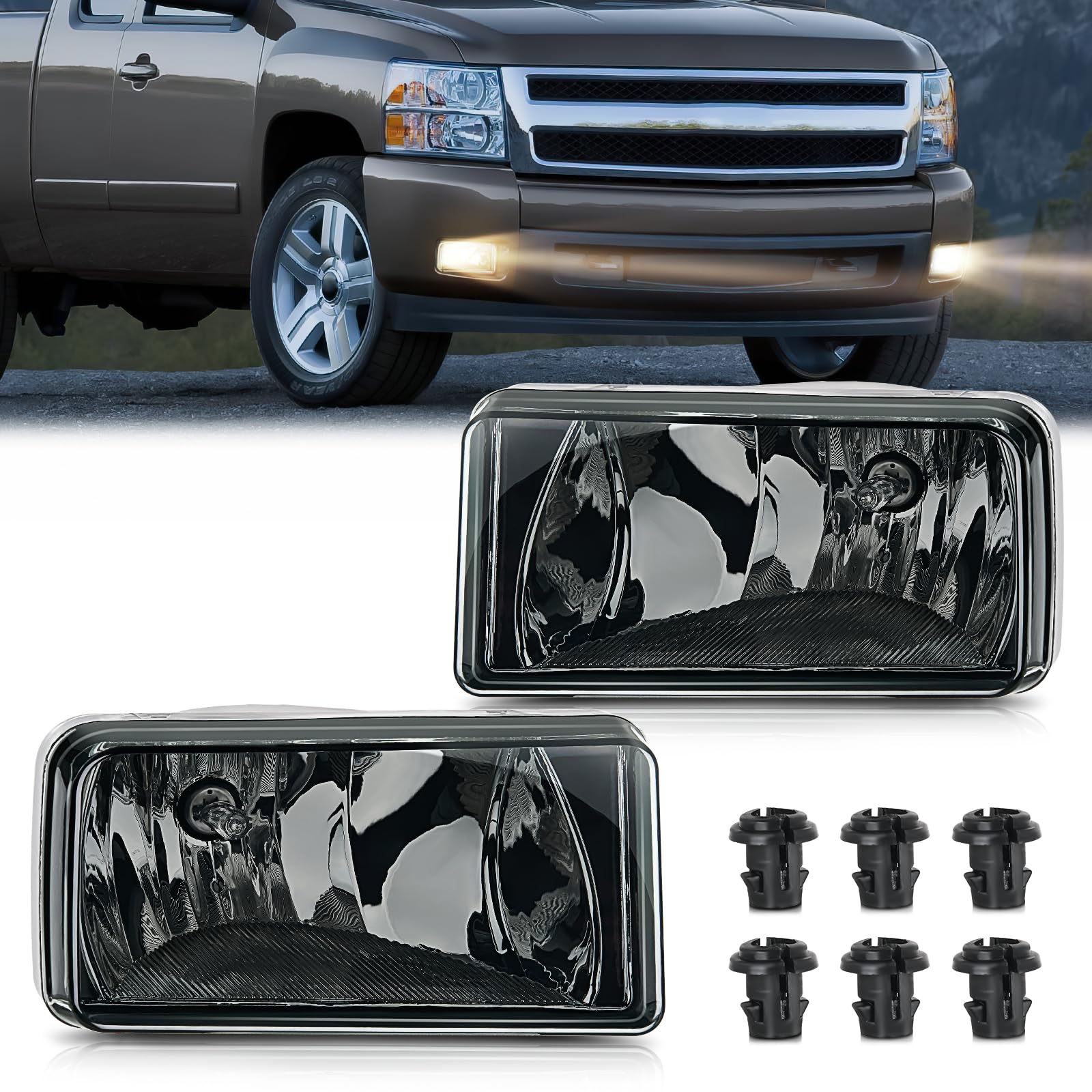 Foto 2 pulgar | Conjunto De Faros Antiniebla, Compatible Con Nilight, Chevrolet Silverado - Venta Internacional.
