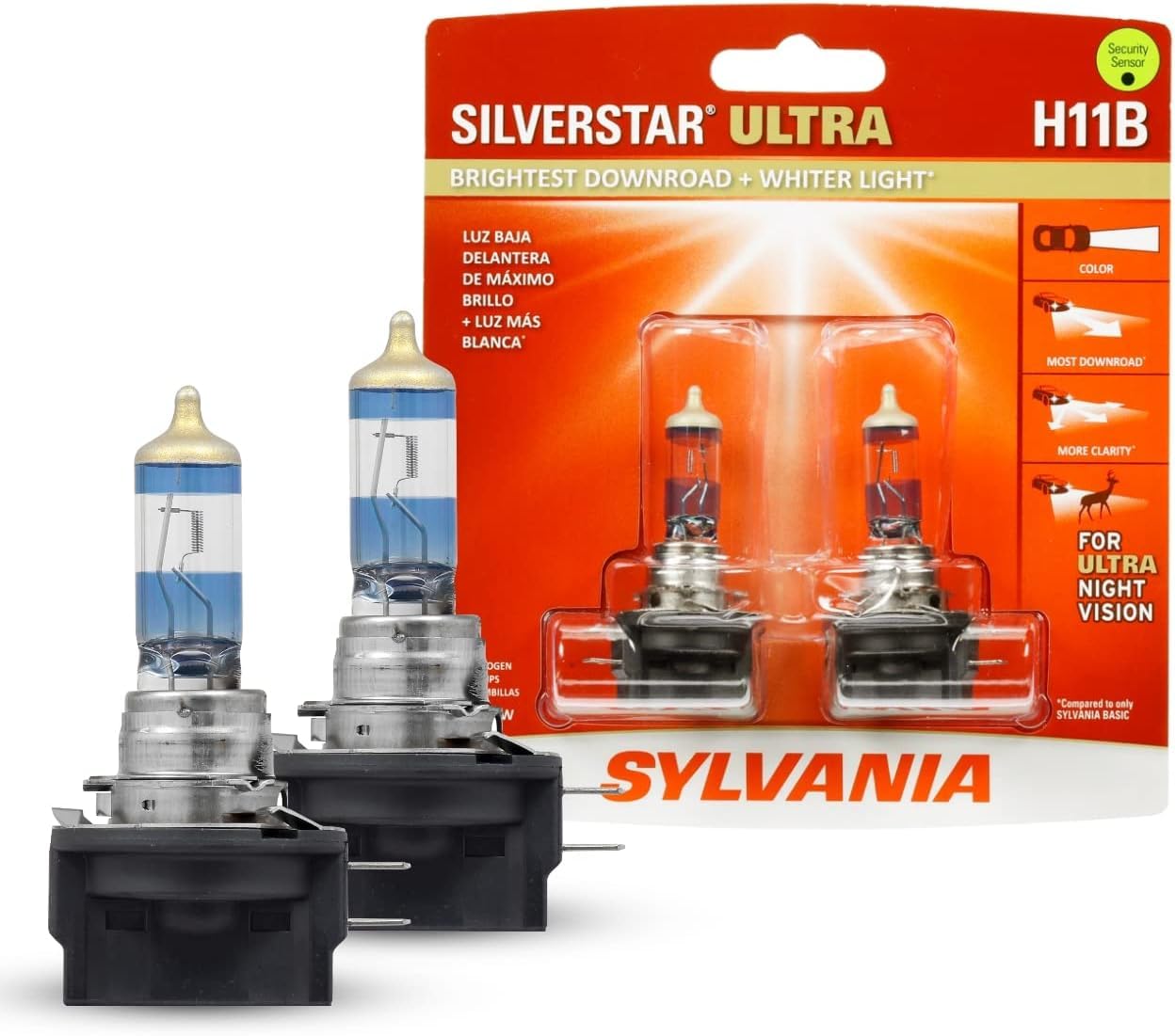 Foto 2 pulgar | Bombilla Halógena Para Faros Delanteros Sylvania H11b Silverstar Ultra X2 - Venta Internacional.