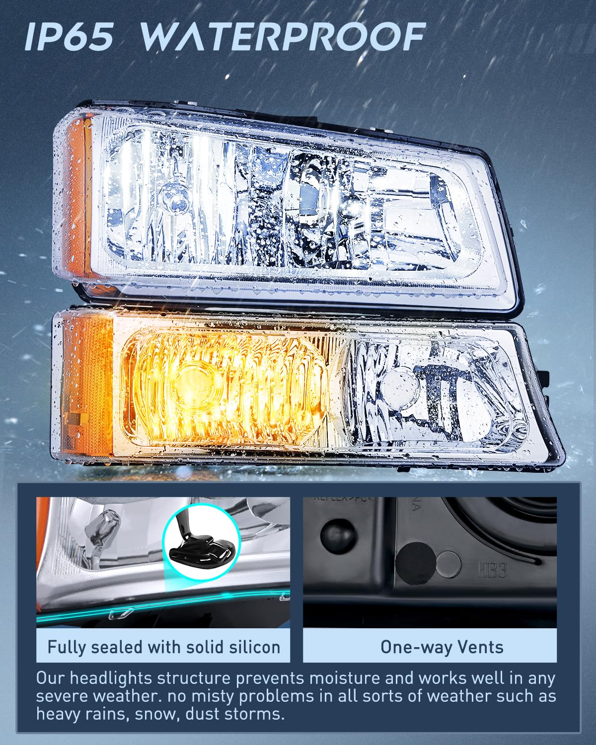 Foto 5 pulgar | Conjunto De Faros Nilight Para Chevy Silverado Avalanche - Venta Internacional.