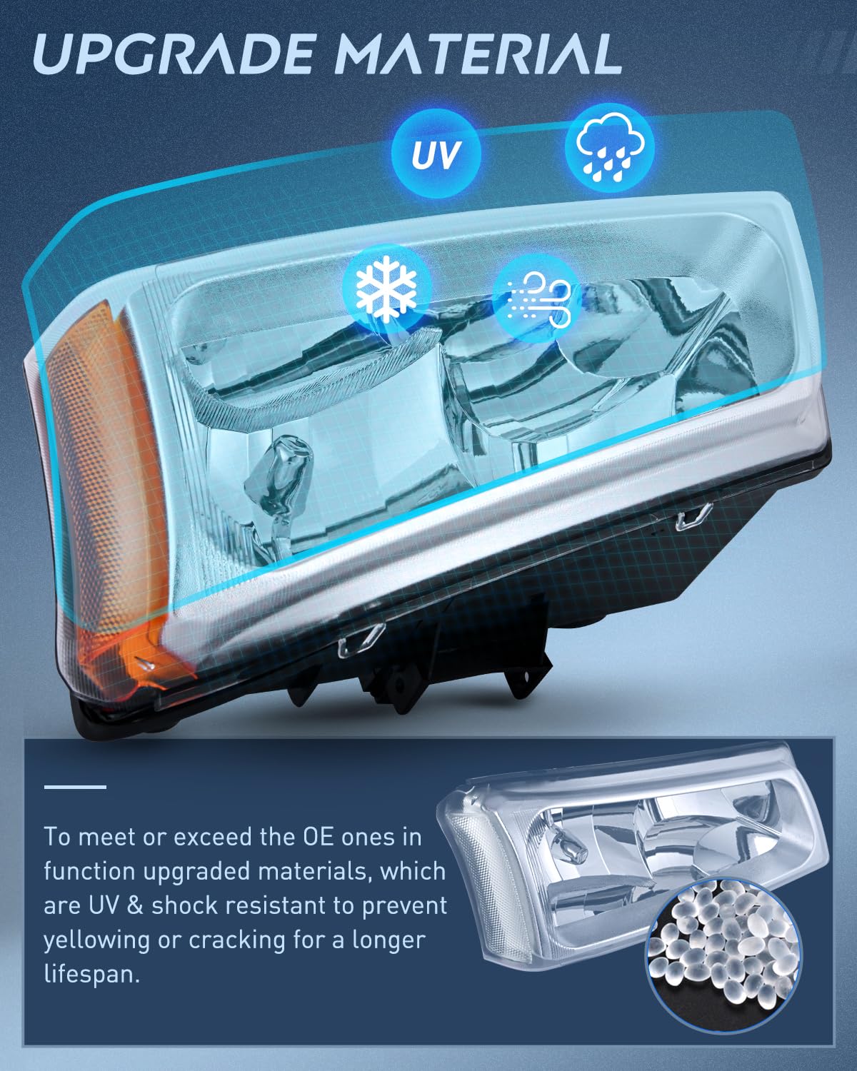 Foto 6 pulgar | Conjunto De Faros Nilight Para Chevy Silverado Avalanche - Venta Internacional.
