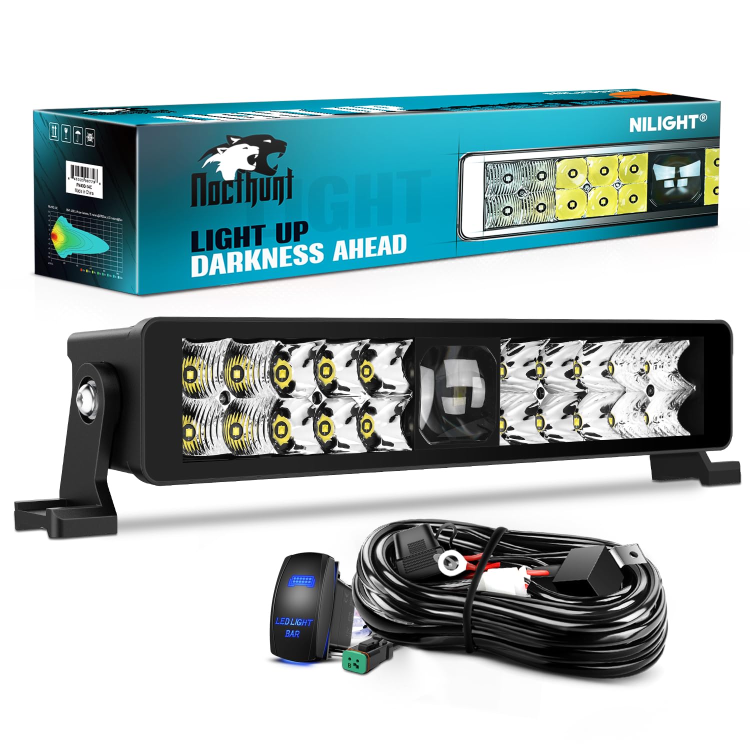 Foto 1 | Barra De Luces Led Nilight, 14 Pulgadas, 21 Led, Doble Hilera, Spot Flood Combo - Venta Internacional.