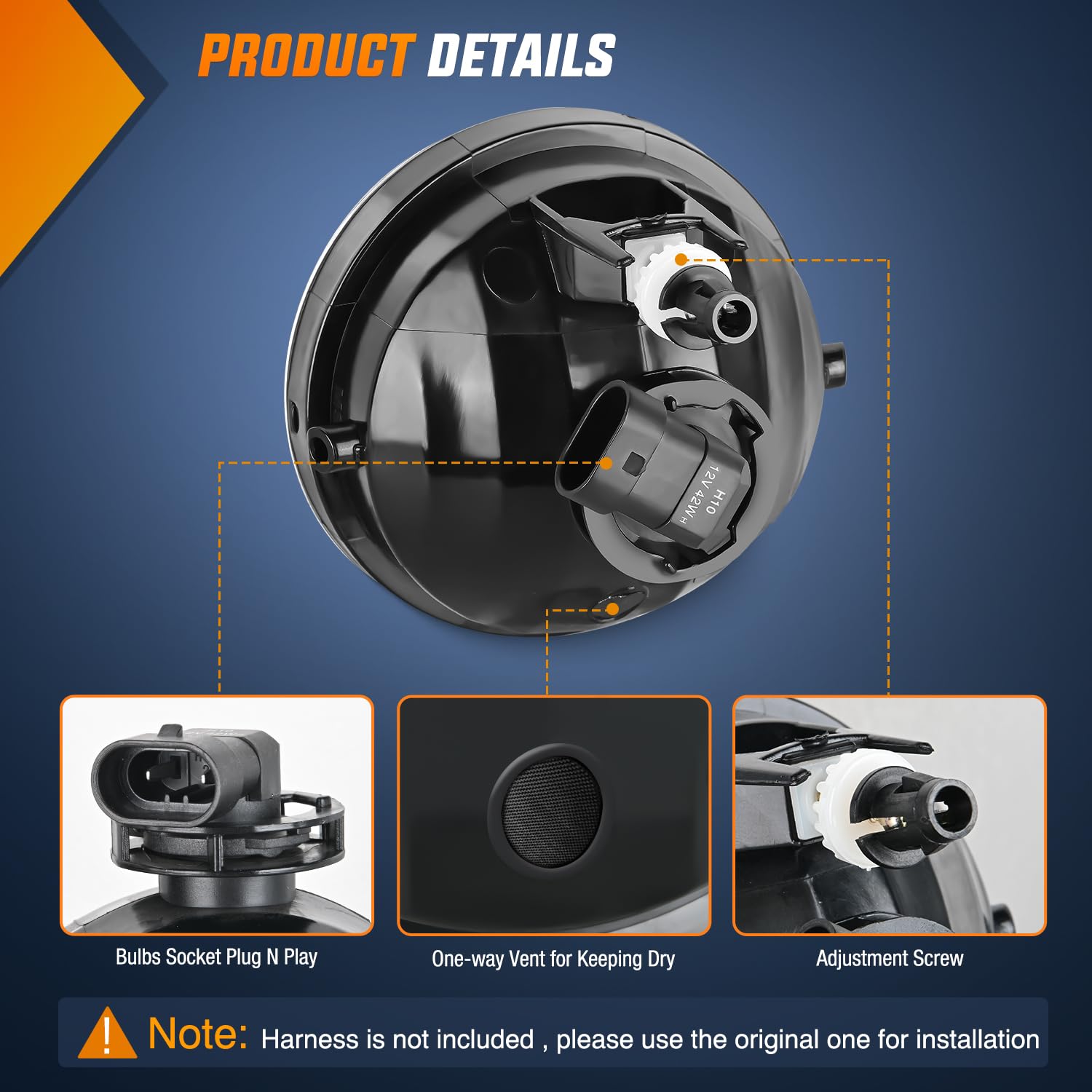 Foto 4 pulgar | Conjunto De Faros Antiniebla Nilight Compatible Con Toyota - Venta Internacional.