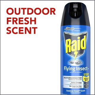 Foto 7 | Insect Killer Raid Flying, 450 Ml, Paquete De 2 Unidades, Aroma Fresco Para Interiores Y Exteriores - Venta Internacio