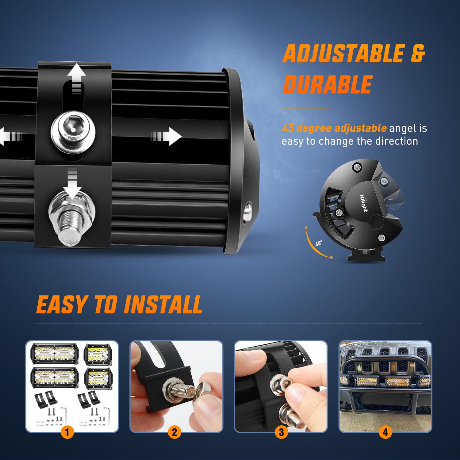 Foto 7 pulgar | Cápsulas De Luz Led Y Barra De Luz Nilight De 4 Y 6.5 Pulgadas, 120 W - Venta Internacional.