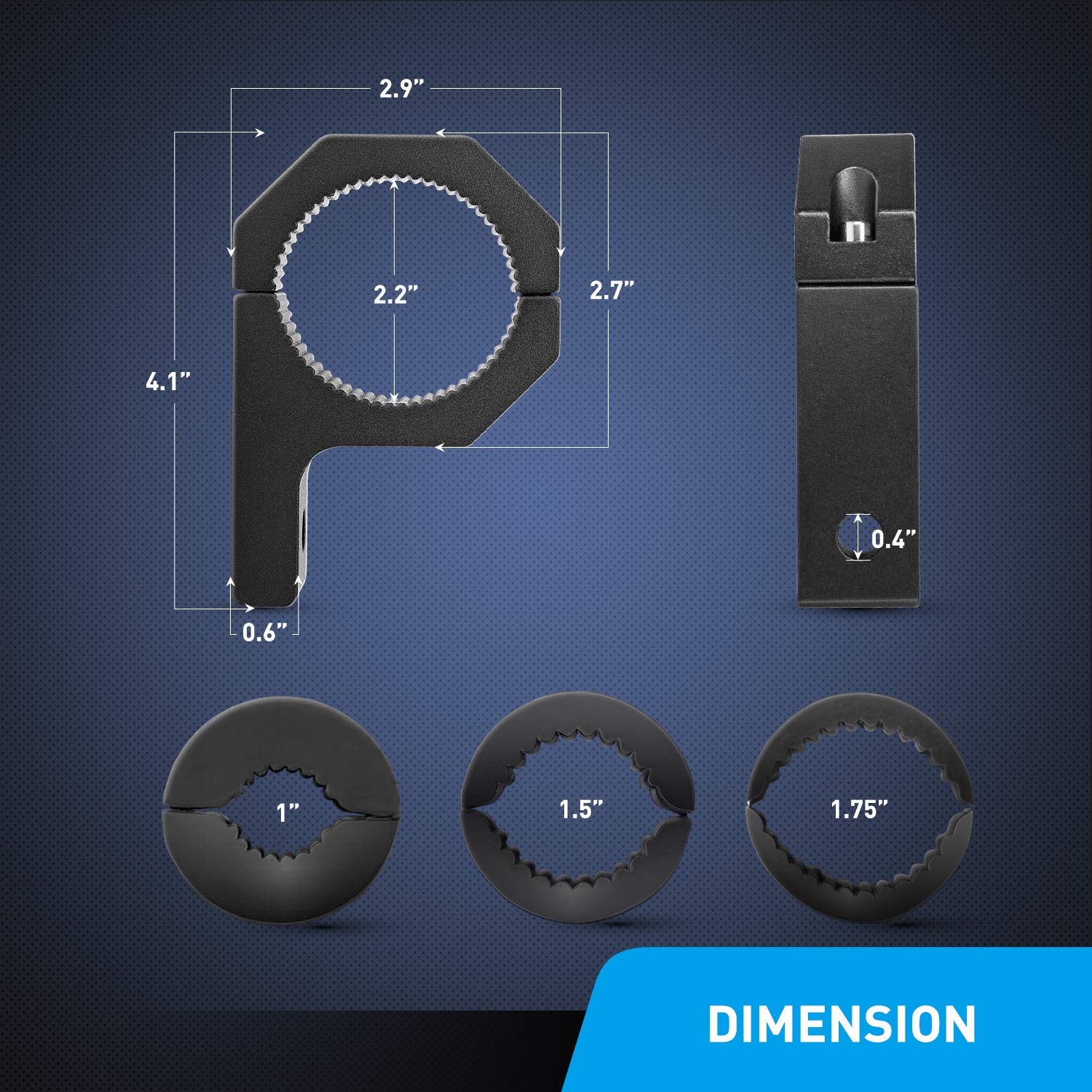 Foto 3 pulgar | Kit De Soporte De Montaje Nilight Para Barra De Luces Led Todoterreno - Venta Internacional.