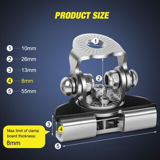 Foto 2 | Soporte De Montaje Para Barra De Luz Led Universal Nilight, 2 Unidades - Venta Internacional.
