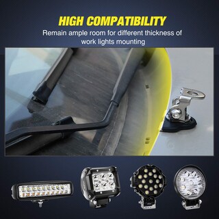 Foto 5 | Soporte De Montaje Para Barra De Luz Led Universal Nilight, 2 Unidades - Venta Internacional.