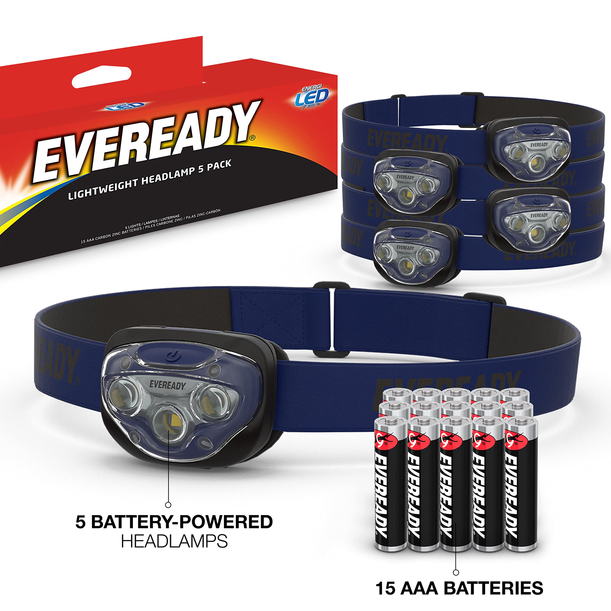 Foto 8 pulgar | Faros Delanteros Energizer Eveready Pro200 Led [paquete De 5] Con Baterías - Venta Internacional.