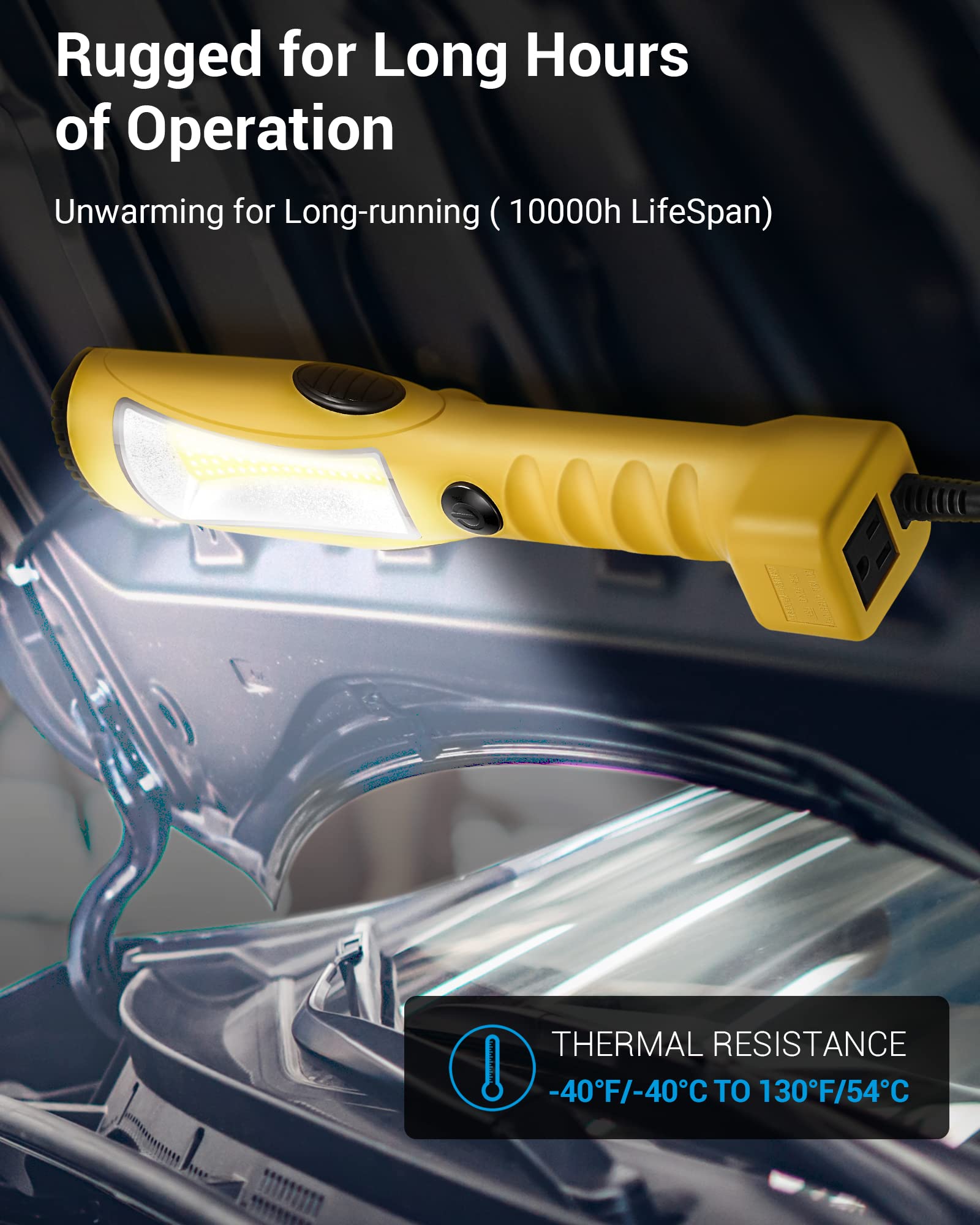 Foto 5 pulgar | Lámpara De Trabajo Led Dewenwils Cob 1200 Lm De 25 Pies Con Imán Y Gancho - Venta Internacional.