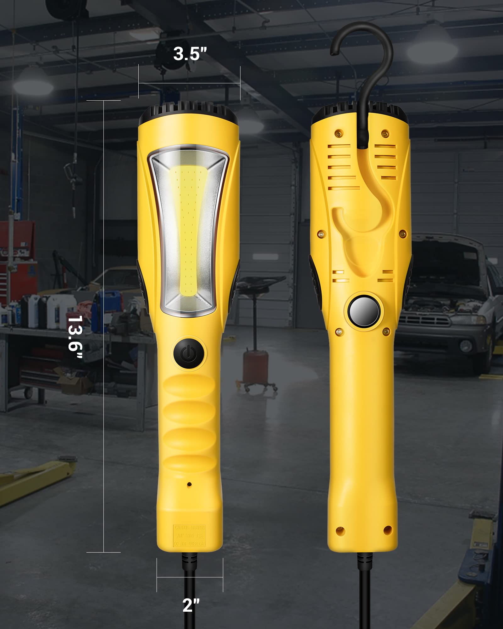Foto 7 | Lámpara De Trabajo Led Dewenwils Cob 1200 Lm De 25 Pies Con Imán Y Gancho - Venta Internacional.