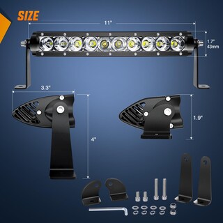 Foto 2 | Barra De Luces Led Nilight, 11 Cm, 50 W, Superdelgada, Spot Flood - Venta Internacional.