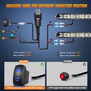 Foto 3 | Barra De Luces Led Nilight, 11 Cm, 50 W, Superdelgada, Spot Flood - Venta Internacional.