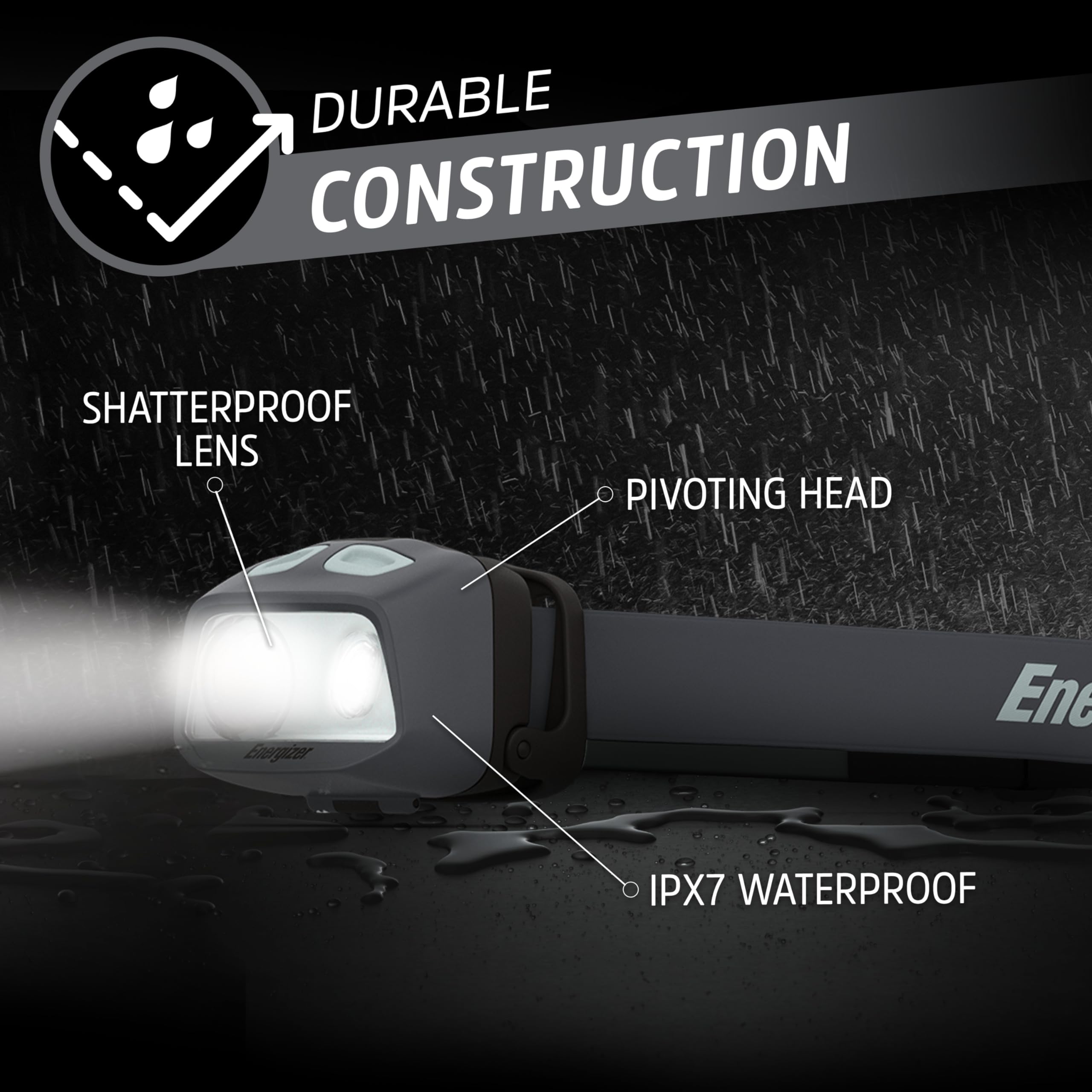 Foto 4 pulgar | Linterna Frontal Energizer Hdl40 Led 500 Lúmenes A Prueba De Agua Ipx7 - Venta Internacional.