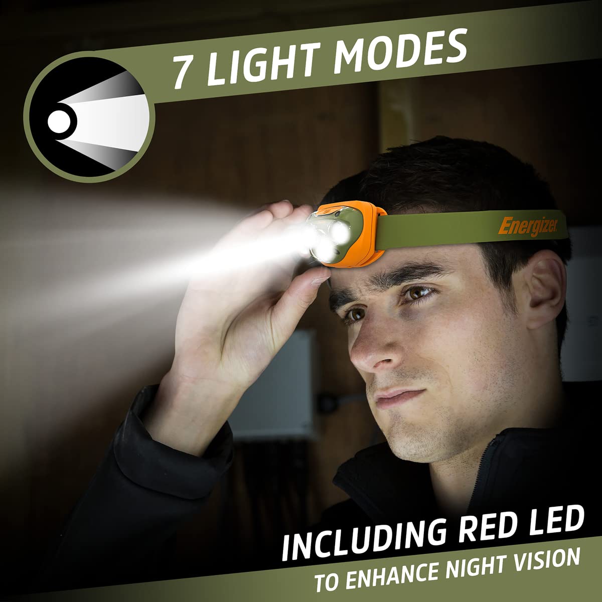 Foto 3 | Linterna Frontal Energizer Led Pro (paquete De 2) Ipx4 Resistente Al Agua - Venta Internacional.