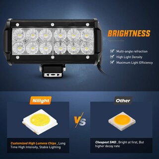 Foto 3 | Barra De Luces Led Nilight 60002f-b 36 W 16,5 Cm Flood Para Camiones - Venta Internacional.