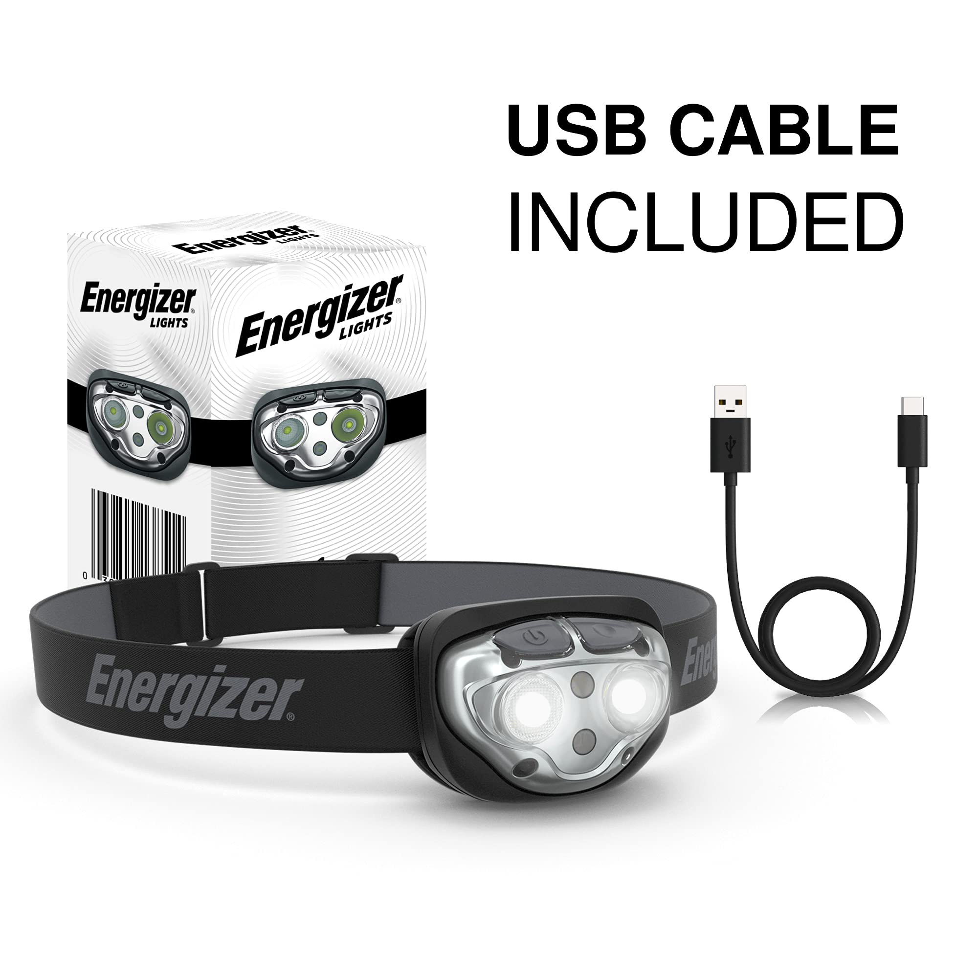 Foto 3 pulgar | Linterna Frontal Energizer Led Recargable Pro400 Ipx4 Resistente Al Agua - Venta Internacional.