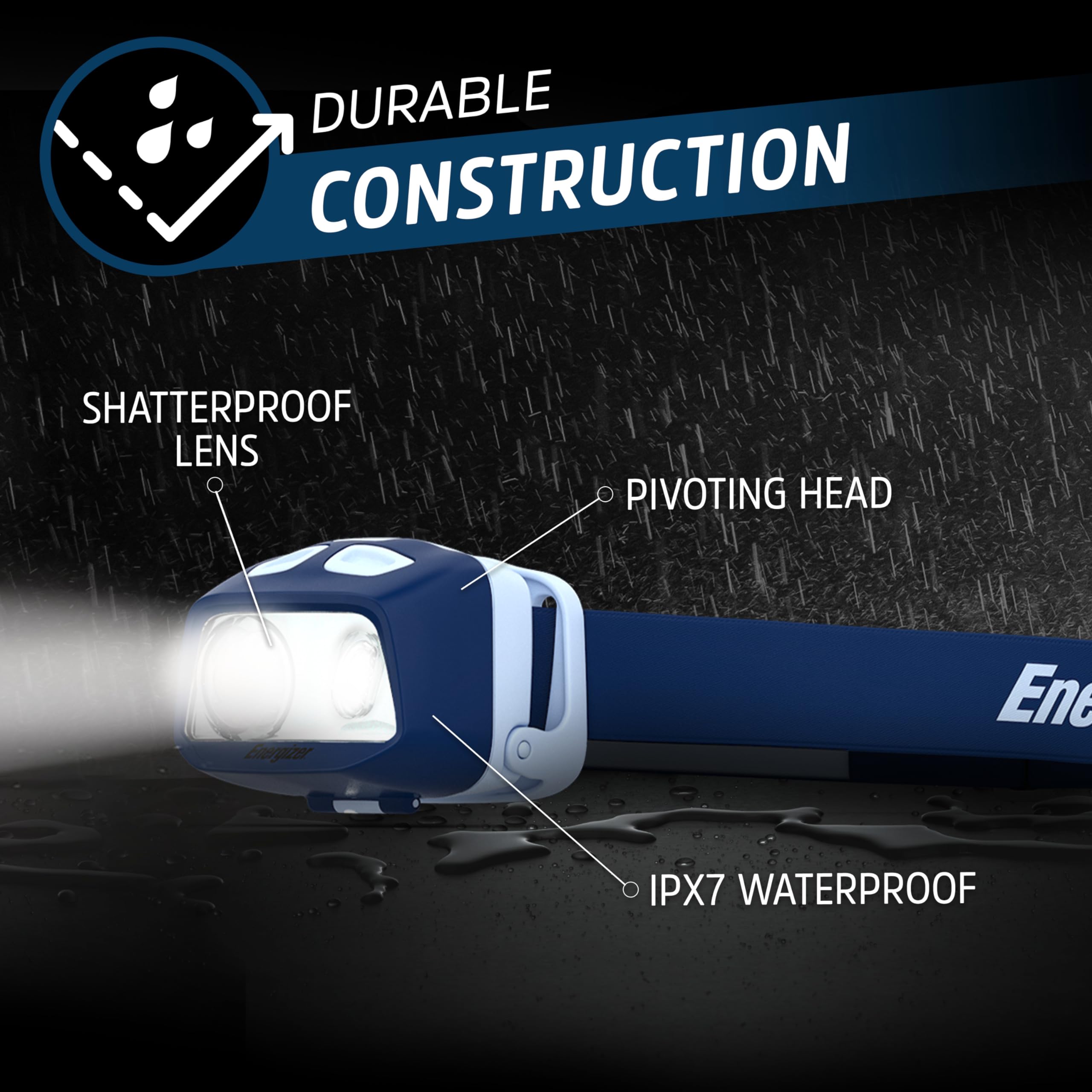 Foto 4 pulgar | Linterna Frontal Energizer Hdl40 Led 500 Lúmenes A Prueba De Agua Ipx7 - Venta Internacional.