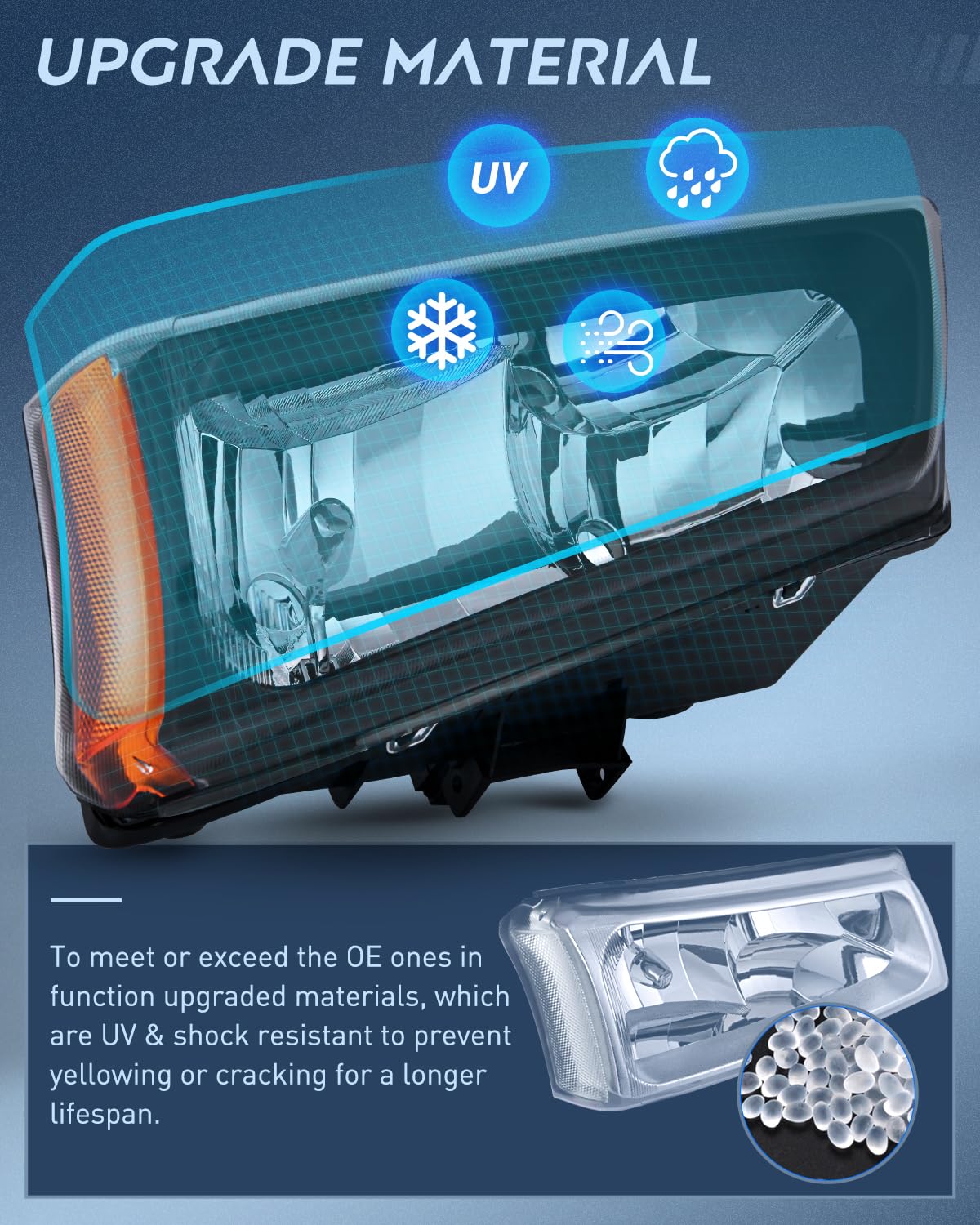 Foto 6 pulgar | Conjunto De Faros Nilight Para Chevy Silverado 2003-2006 - Venta Internacional.