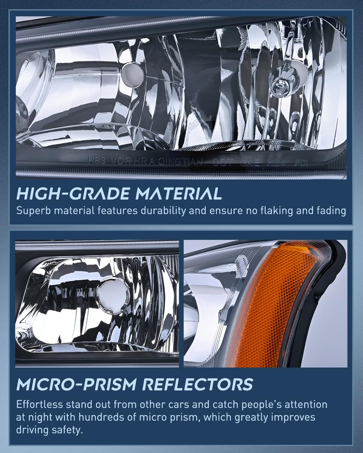 Foto 6 | Conjunto De Faros Nilight Para Chevy Silverado 2003-2006 - Venta Internacional.