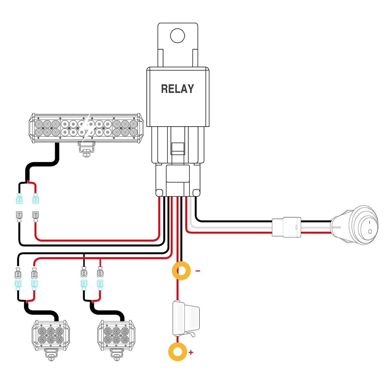Foto 5 pulgar | Barra De Luces Led Nilight Zh002, 20 Pulgadas, 126 W, Spot Flood Combo - Venta Internacional.