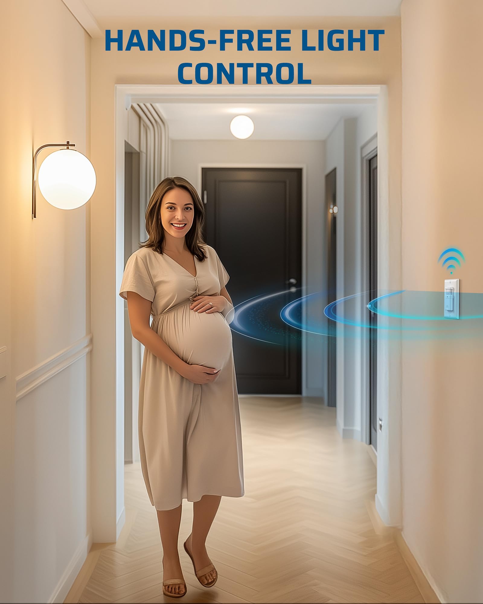 Foto 4 | Interruptor De Luz Con Sensor De Movimiento Dewenwils Unipolar 5a 120v - Venta Internacional.