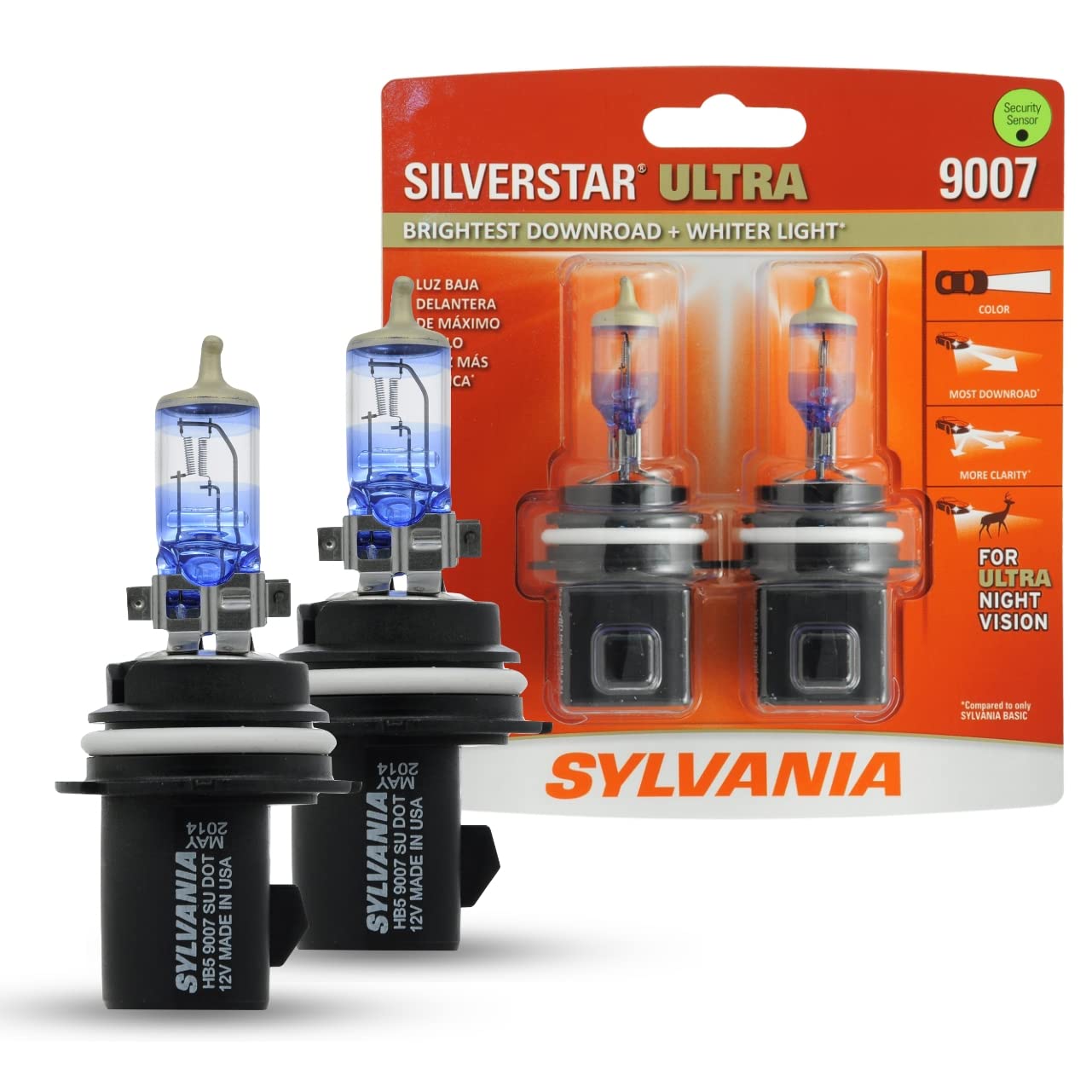 Foto 1 | Bombilla Halógena Para Faros Delanteros Sylvania 9007 Silverstar Ultra - Venta Internacional.