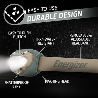 Foto 3 | Linterna Frontal Energizer Led Pro (paquete De 2) Ipx4 Resistente Al Agua - Venta Internacional.