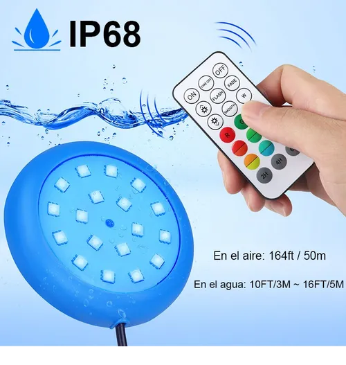 Foto 3 pulgar | Luz Xtellar Xtellar Led Para Piscina Lámpara 10w 12v Rgb Alberca Con Remote