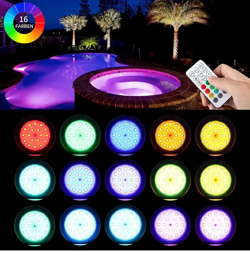 Foto 5 pulgar | Luz Xtellar Xtellar Led Para Piscina Lámpara 10w 12v Rgb Alberca Con Remote