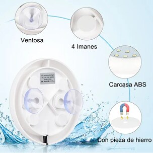 Foto 2 | Luces Xtellar Xtellar Alberca 10w12v Ip68 7m Cable Para Alberca Sobre Tierra