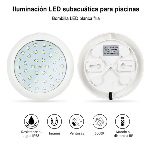 Foto 4 pulgar | Luces Xtellar Xtellar Alberca 10w12v Ip68 7m Cable Para Alberca Sobre Tierra