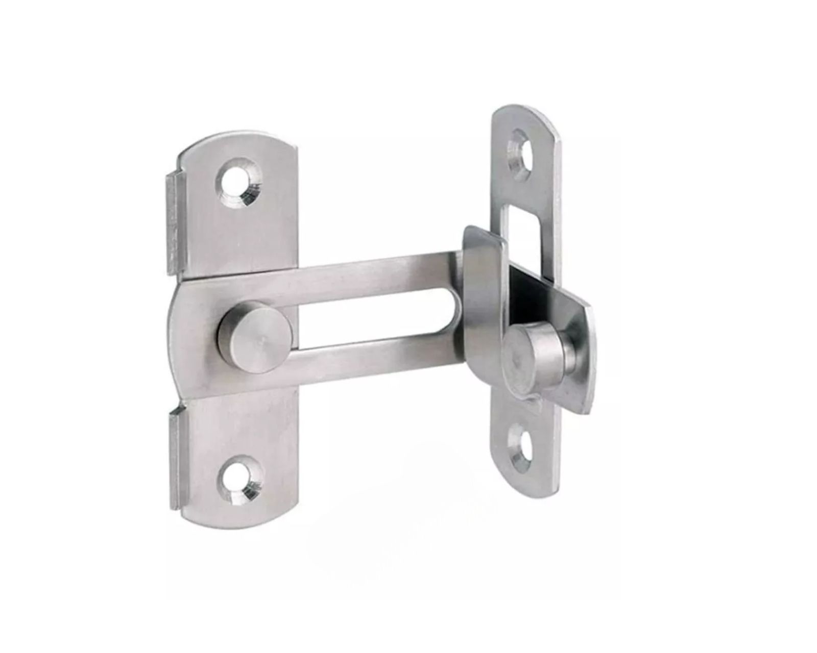 Foto 1 | Cerrojo y Pestillo de Puerta Deslizante de Acero Inoxidable color Plata