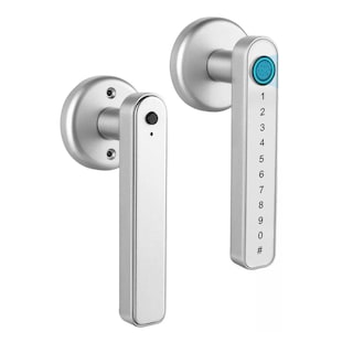 Foto 1 | Cerradura Inteligente Chapa Electrónica App Huella Eo Safe Imports Esi-13033 Plata