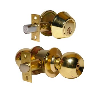 Foto 1 | Chapa para Puerta Principal Combo perilla y Cerrojo Dorado