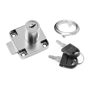 Foto 3 | 12pcs Cerradura Lab.g Chapa Para Muebles Cajones Closet Con Llaves Gris