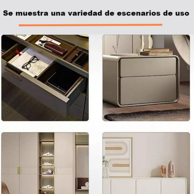 Foto 4 pulgar | Xtellar Cerradura Segura De Alta Calidad Para Cajón Y Puerta Principal  2pcs - Negro