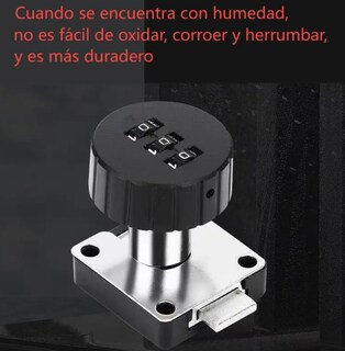 Foto 4 | Xtellar Cerradura Segura De Alta Calidad Para Cajón Y Puerta Principal 2pcs - Negro